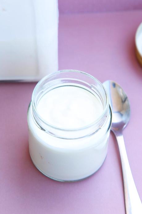 YOGUR CASERO DE LECHE DE CABRA CON KEFIR