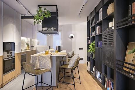 Apartamento en Barcelona con maravillosas ideas de almacenaje