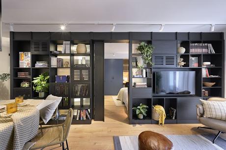 Apartamento en Barcelona con maravillosas ideas de almacenaje