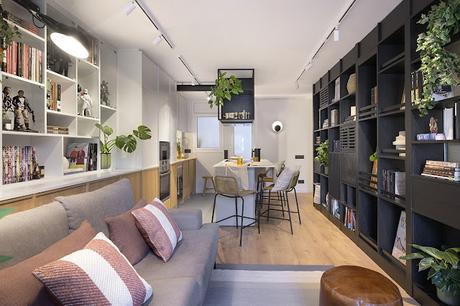 Apartamento en Barcelona con maravillosas ideas de almacenaje
