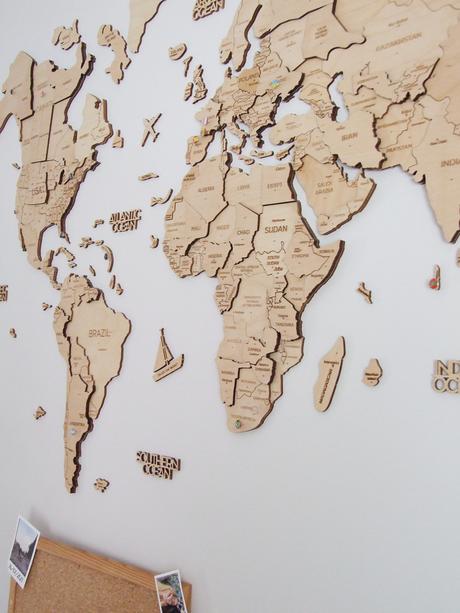 DECORAR CON MAPAS DE MADERA DECORAR CON MAPAS DE MADERA