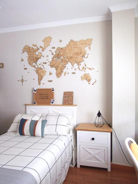 DECORAR CON MAPAS DE MADERA DECORAR CON MAPAS DE MADERA