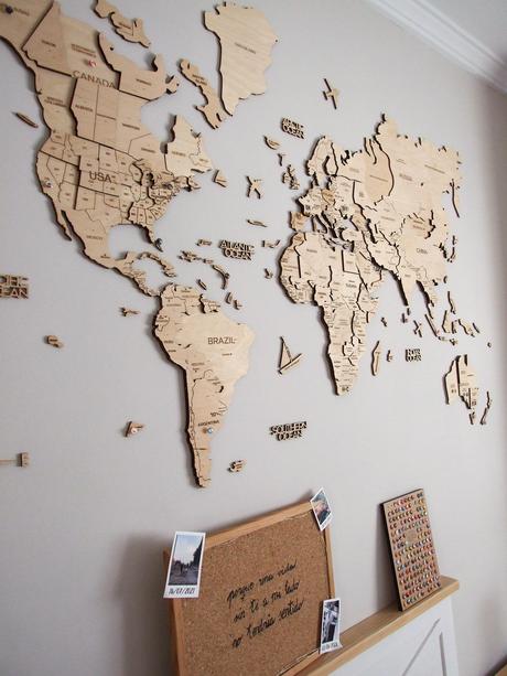 DECORAR CON MAPAS DE MADERA DECORAR CON MAPAS DE MADERA