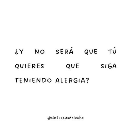 Ser alérgico no es una elección