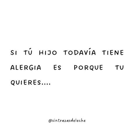 Ser alérgico no es una elección