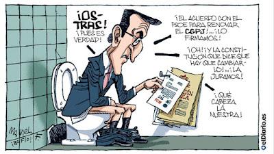 Estado-cloaca, estado neofranquista.