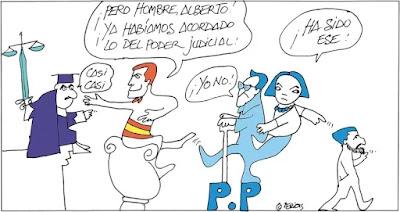 Estado-cloaca, estado neofranquista.