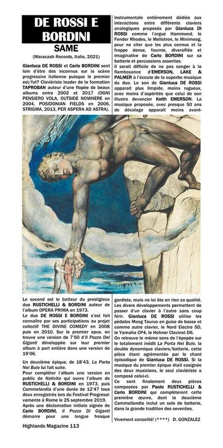 De Rossi & Bordini - De Rossi e Bordini (2022)