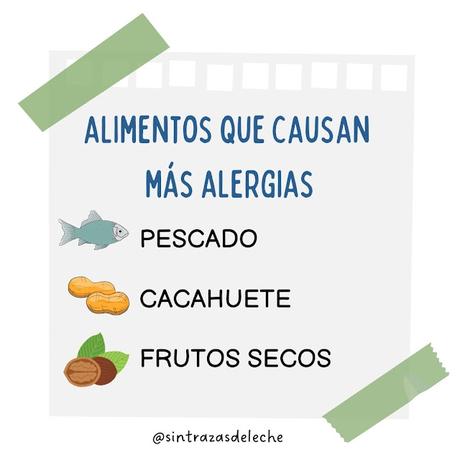 Alimentos que causan más alergias