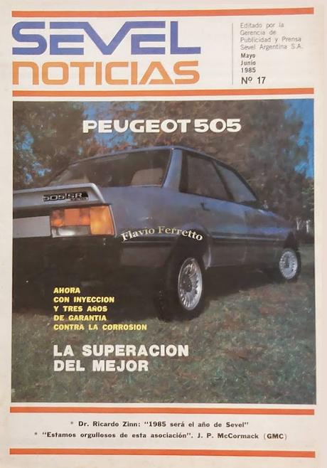 Peugeot 505 SR Injection presentado en el año 1985 por SEVEL Argentina