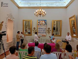 RAFAELILLO, OLIVA SOTO Y MARIO SOTOS ANUNICIADOS EN CABRA EL PRÓXIMO 7 DE SEPTIEMBRE