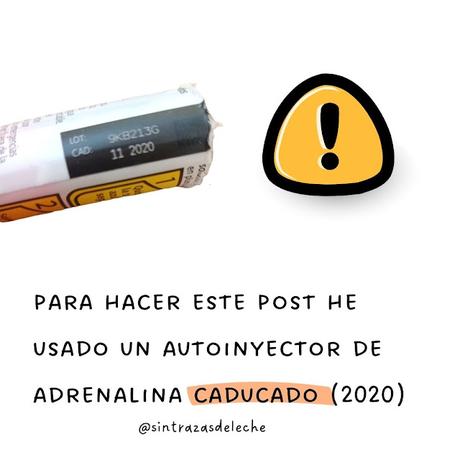 ¿Qué hay en el interior de un autoinyector de adrenalina?