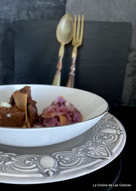 Corzo, Lombarda con Manzana y Parmentier de Trufa by Jose: Versionando a Lera Corzo, Lombarda con Manzana y Parmentier de Trufa by Jose: Versionando a Lera