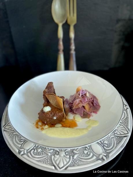 Corzo, Lombarda con Manzana y Parmentier de Trufa by Jose: Versionando a Lera Corzo, Lombarda con Manzana y Parmentier de Trufa by Jose: Versionando a Lera