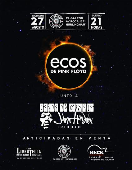 La música de PINK FLOYD y JIMI HENDRIX en vivo