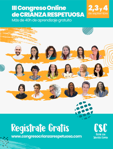 La III edición del Congreso Internacional de Crianza Respetuosa se celebrará del 2 al 4 de septiembre