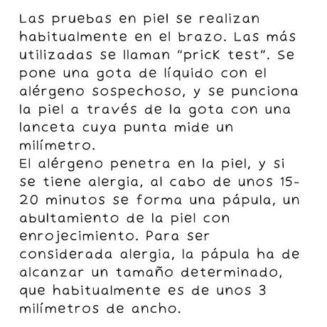 ¿Qué son los Prick Test? ¿Qué son los Prick Test?