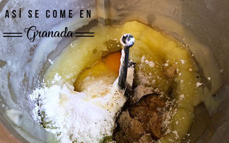 Aperitivo de patatas con parmesano