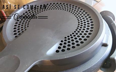 Aperitivo de patatas con parmesano