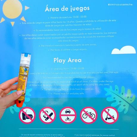 Área de juegos segura - Maternidad con alergias