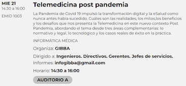 GIBBA en ExpoMedical 2022: Telemedicina Post Pandemia