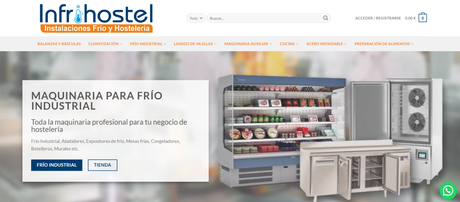 Infrihostel se postula como la distribuidora online de maquinaria de frío industrial de éxito en España