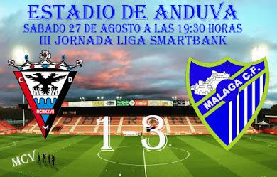 CD MIRANDES 1-3 MALAGA CF