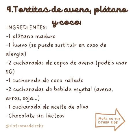 4 ideas de meriendas aptas APLV