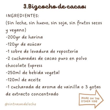 4 ideas de meriendas aptas APLV