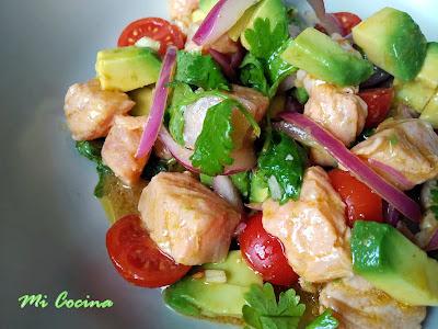 CEVICHE DE SALMÓN