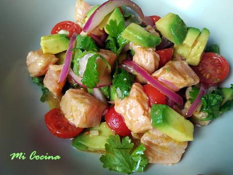 CEVICHE DE SALMÓN
