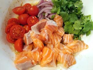 CEVICHE DE SALMÓN