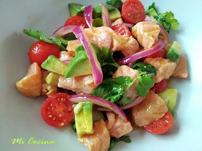 CEVICHE DE SALMÓN