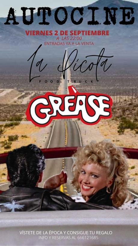 La Picota rendirá homenaje a la fallecida Olivia Newton John, proyectando este viernes 'Grease' en formato autocine 42