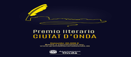 Premio literario Ciudad de Onda, 20.000 euros por una novela