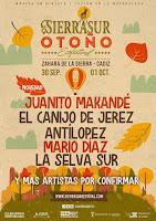 Cartel Sierrasur Otoño 2022 en Zahara de la Sierra