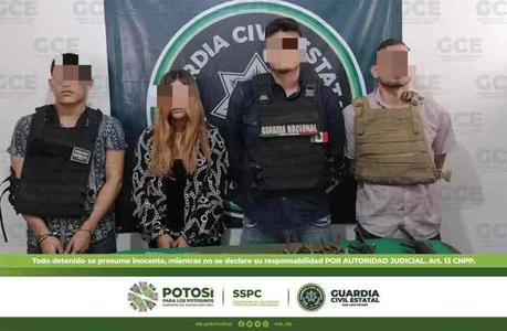 Guardia Civil desarticula banda delincuencial en la Huasteca Potosina