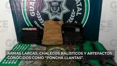 Guardia Civil desarticula banda delincuencial en la Huasteca Potosina