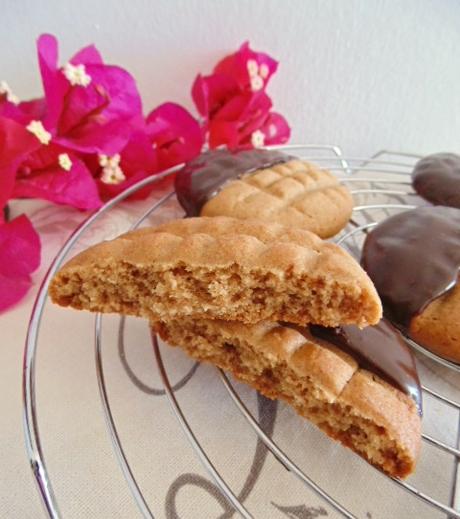 Galletas de cacahuete y chocolate