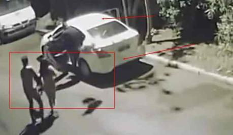 (video) Asaltan a pareja mientras hacían “el delicioso”, los dejan sin auto