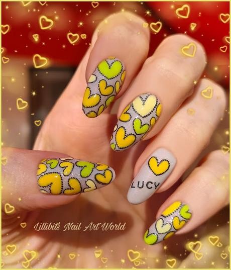 Reto Uñitas Unidas agosto 2022: Corazones amarillos Reto Uñitas Unidas agosto 2022: Corazones amarillos