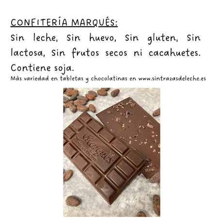 Chocolate sin lácteos apto APLV Chocolate sin lácteos apto APLV