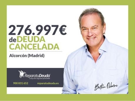 Repara tu Deuda Abogados cancela 276.997€ en Alcorcón (Madrid) con la Ley de Segunda Oportunidad