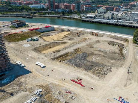 Jaureguizar inicia las obras de 233 VPT en la Punta Norte de isla Zorrozaurre