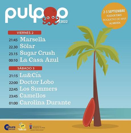 Horarios Pulpop festival 2022