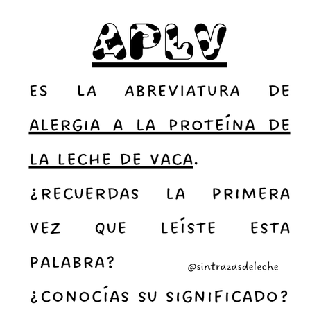 ¿Qué significa APLV?