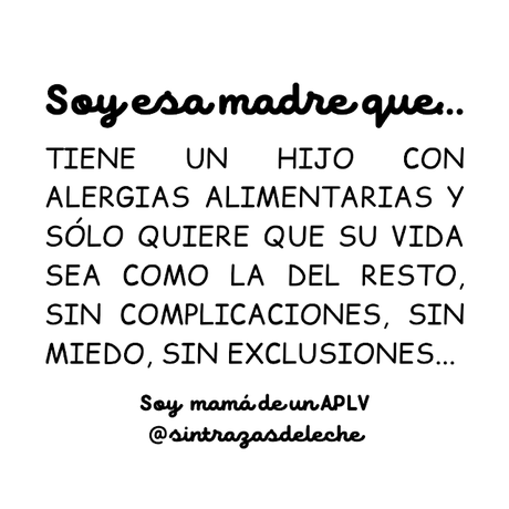 Soy esa madre que... - Maternidad con alergias