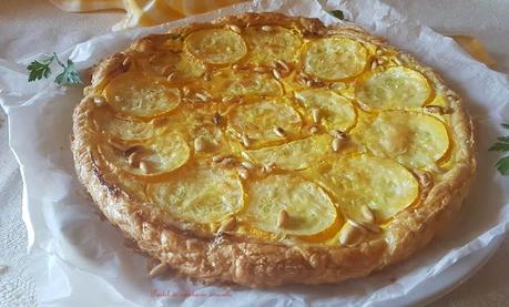 Pastel de calabacín amarillo