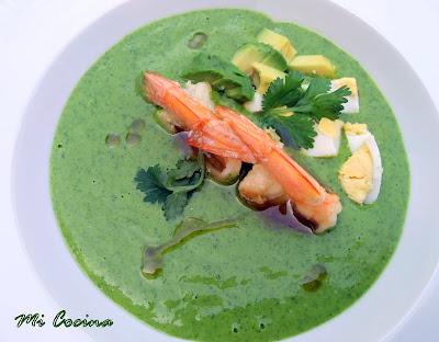 GAZPACHO DE CILANTRO