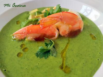 GAZPACHO DE CILANTRO